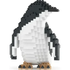 Jekca - Little Penguin 02 - Big - Lego - Sculpture - Construction - 4D - Brick Animals - Toys - Avvenice