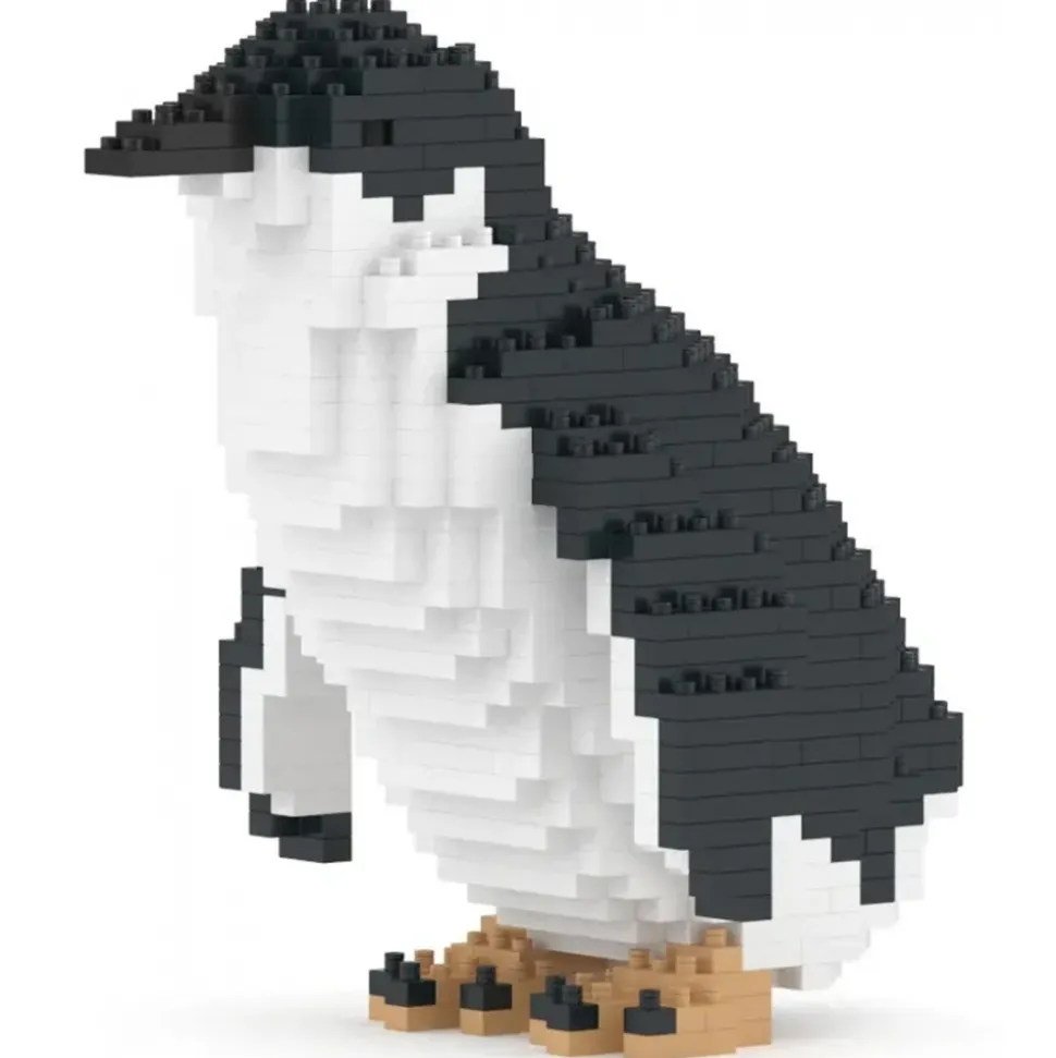 Jekca - Little Penguin 01 - Lego - Sculpture - Construction - 4D - Brick Animals - Toys - Avvenice