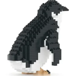 Jekca - Little Penguin 01 - Lego - Sculpture - Construction - 4D - Brick Animals - Toys - Avvenice