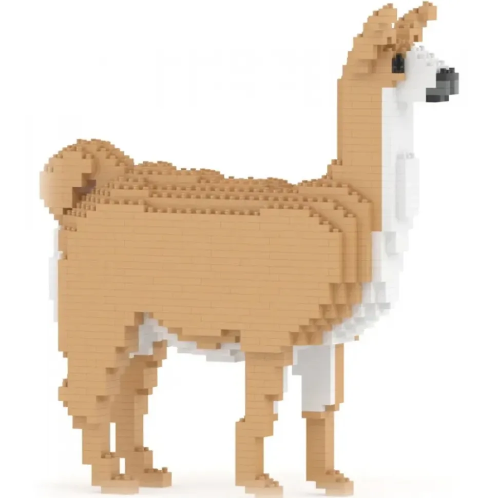 Jekca - Llama 01 - Big - Lego - Sculpture - Construction - 4D - Brick Animals - Toys - Avvenice