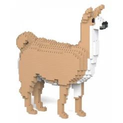 Jekca - Llama 01S - Lego - Sculpture - Construction - 4D - Brick Animals - Toys - Avvenice