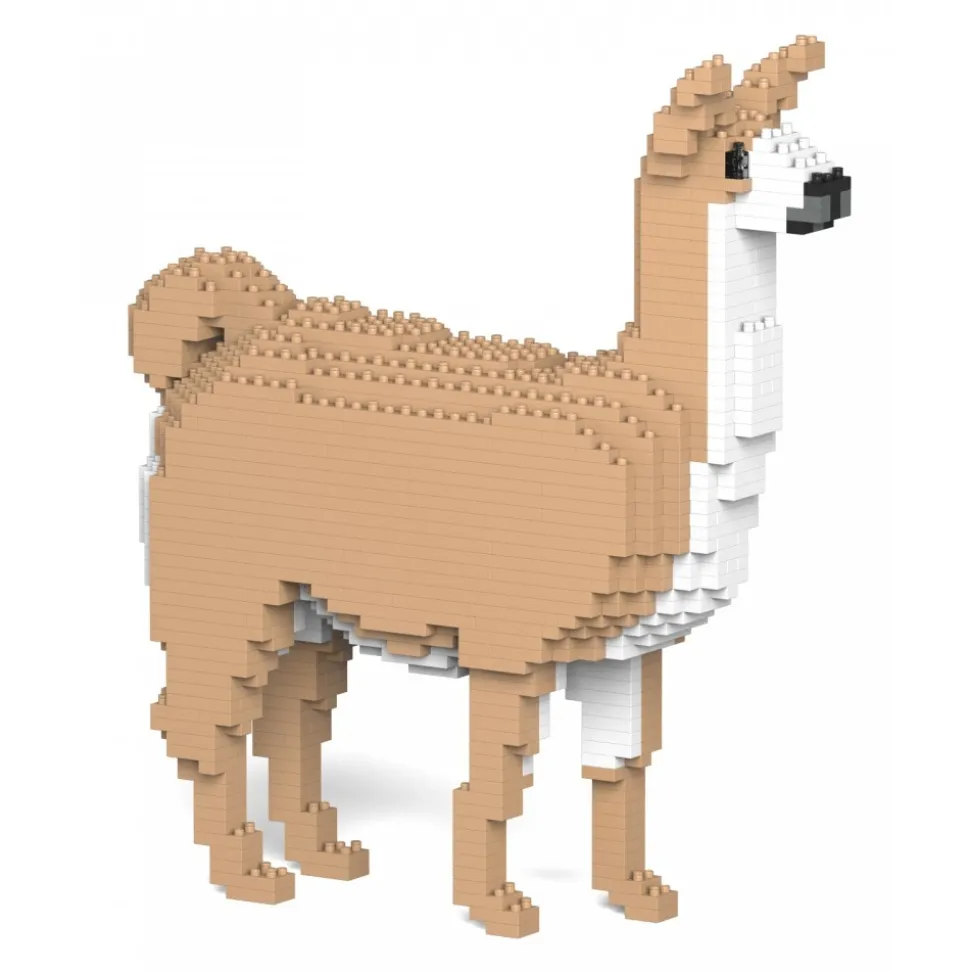 Jekca - Llama 01S - Lego - Sculpture - Construction - 4D - Brick Animals - Toys - Avvenice