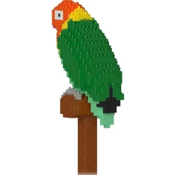 Jekca - Lovebird 01S - Lego - Sculpture - Construction - 4D - Brick Animals - Toys - Avvenice