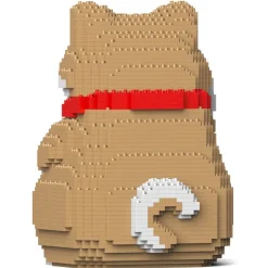 Jekca - Lucky Shiba Inu 01-M01 - Lego - Sculpture - Construction - 4D - Brick Animals - Toys - Avvenice