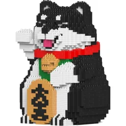 Jekca - Lucky Shiba Inu 01-M02 - Big - Lego - Sculpture - Construction - 4D - Brick Animals - Toys - Avvenice