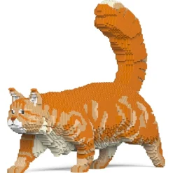 Jekca - Maine Coon 02S-M01 - Lego - Sculpture - Construction - 4D - Brick Animals - Toys - Avvenice