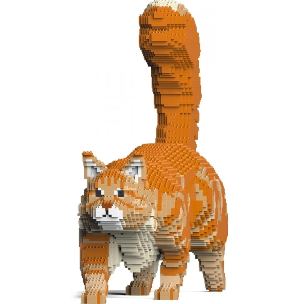 Jekca - Maine Coon 02S-M01 - Lego - Sculpture - Construction - 4D - Brick Animals - Toys - Avvenice