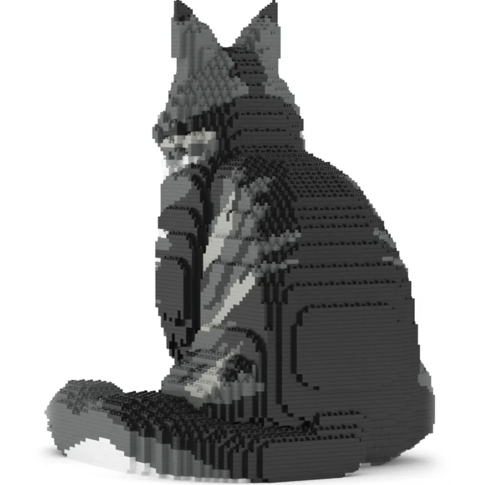 Jekca - Maine Coon 01S-M02 - Lego - Sculpture - Construction - 4D - Brick Animals - Toys - Avvenice