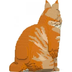 Jekca - Maine Coon 01S-M01 - Lego - Sculpture - Construction - 4D - Brick Animals - Toys - Avvenice