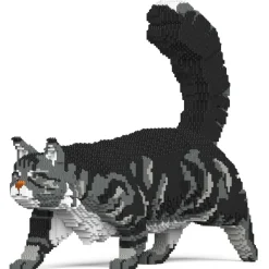 Jekca - Maine Coon 02S-M02 - Lego - Sculpture - Construction - 4D - Brick Animals - Toys - Avvenice