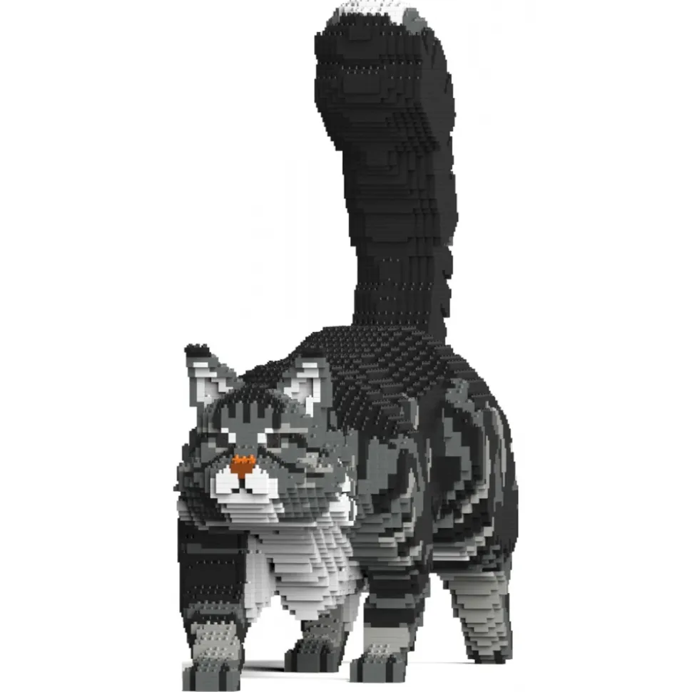 Jekca - Maine Coon 02S-M02 - Lego - Sculpture - Construction - 4D - Brick Animals - Toys - Avvenice