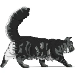 Jekca - Maine Coon 02S-M02 - Lego - Sculpture - Construction - 4D - Brick Animals - Toys - Avvenice