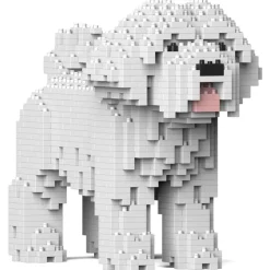 Jekca - Maltese 01 - Big - Lego - Sculpture - Construction - 4D - Brick Animals - Toys - Avvenice