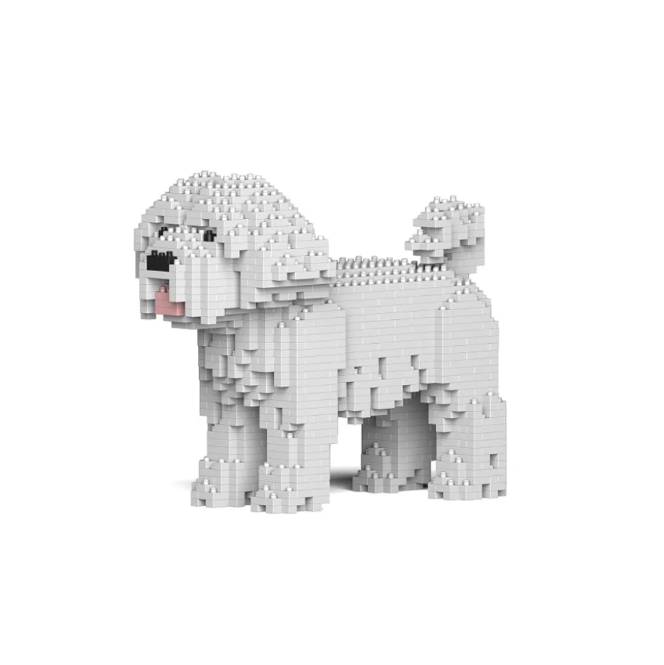 Jekca - Maltese - Dog - 01S - Lego - Sculpture - Construction - 4D - Brick Animals - Toys - Avvenice