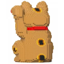 Jekca - Maneki Neko 01-M02 - Big - Lego - Sculpture - Construction - 4D - Brick Animals - Toys - Avvenice