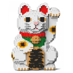 Jekca - Maneki Neko 01S-M01 - Lego - Sculpture - Construction - 4D - Brick Animals - Toys - Avvenice