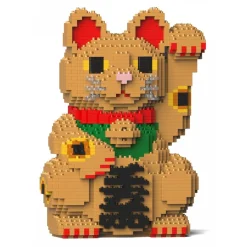 Jekca - Maneki Neko 01S-M02 - Lego - Sculpture - Construction - 4D - Brick Animals - Toys - Avvenice