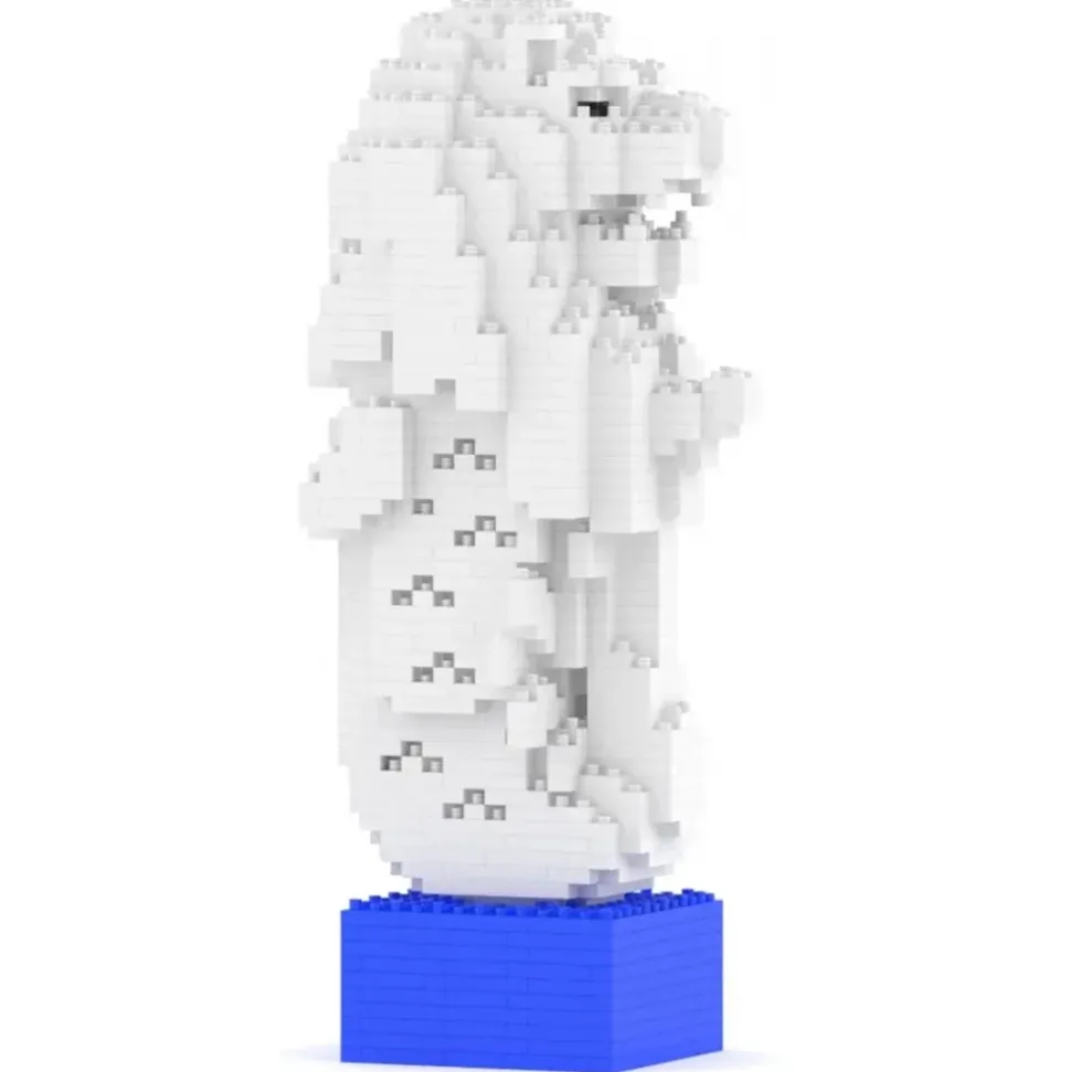 Jekca - Merlion 01 - Lego - Sculpture - Construction - 4D - Brick Animals - Toys - Avvenice
