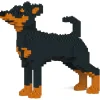 Jekca - Miniature Pinscher 01-M01 - Big - Lego - Sculpture - Construction - 4D - Brick Animals - Toys - Avvenice