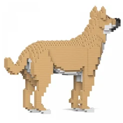 Jekca - Mongrel 01S-M01 - Lego - Sculpture - Construction - 4D - Brick Animals - Toys - Avvenice