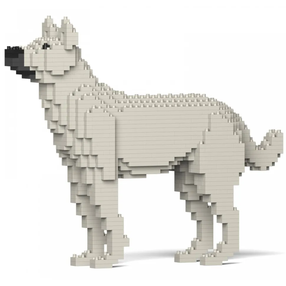 Jekca - Mongrel 01S-M03 - Lego - Sculpture - Construction - 4D - Brick Animals - Toys - Avvenice