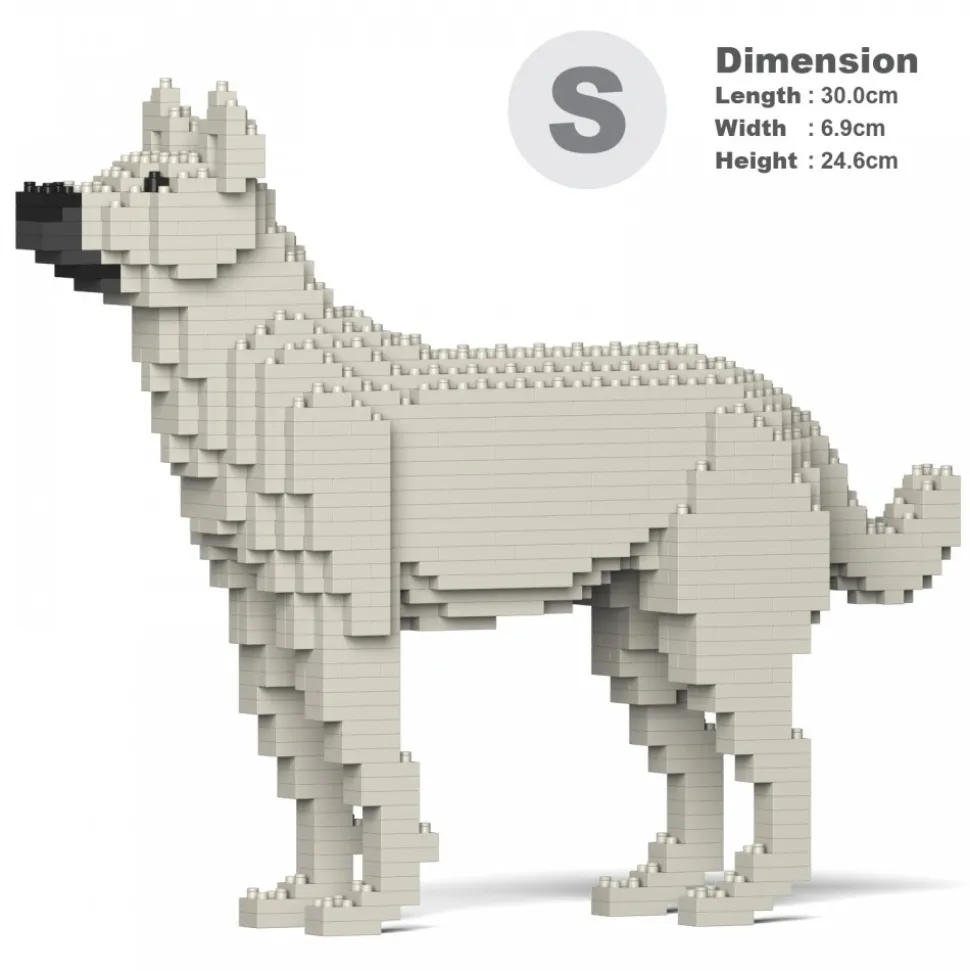 Jekca - Mongrel 01S-M03 - Lego - Sculpture - Construction - 4D - Brick Animals - Toys - Avvenice