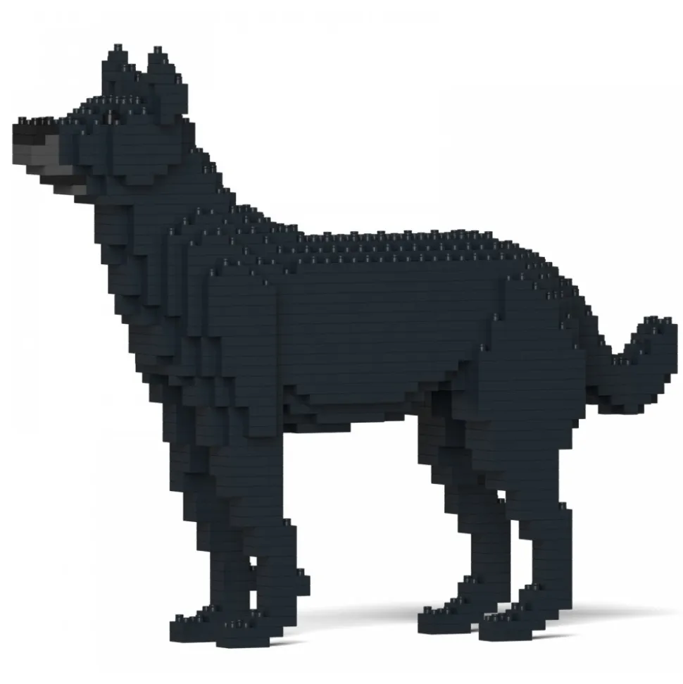 Jekca - Mongrel 01S-M02 - Lego - Sculpture - Construction - 4D - Brick Animals - Toys - Avvenice