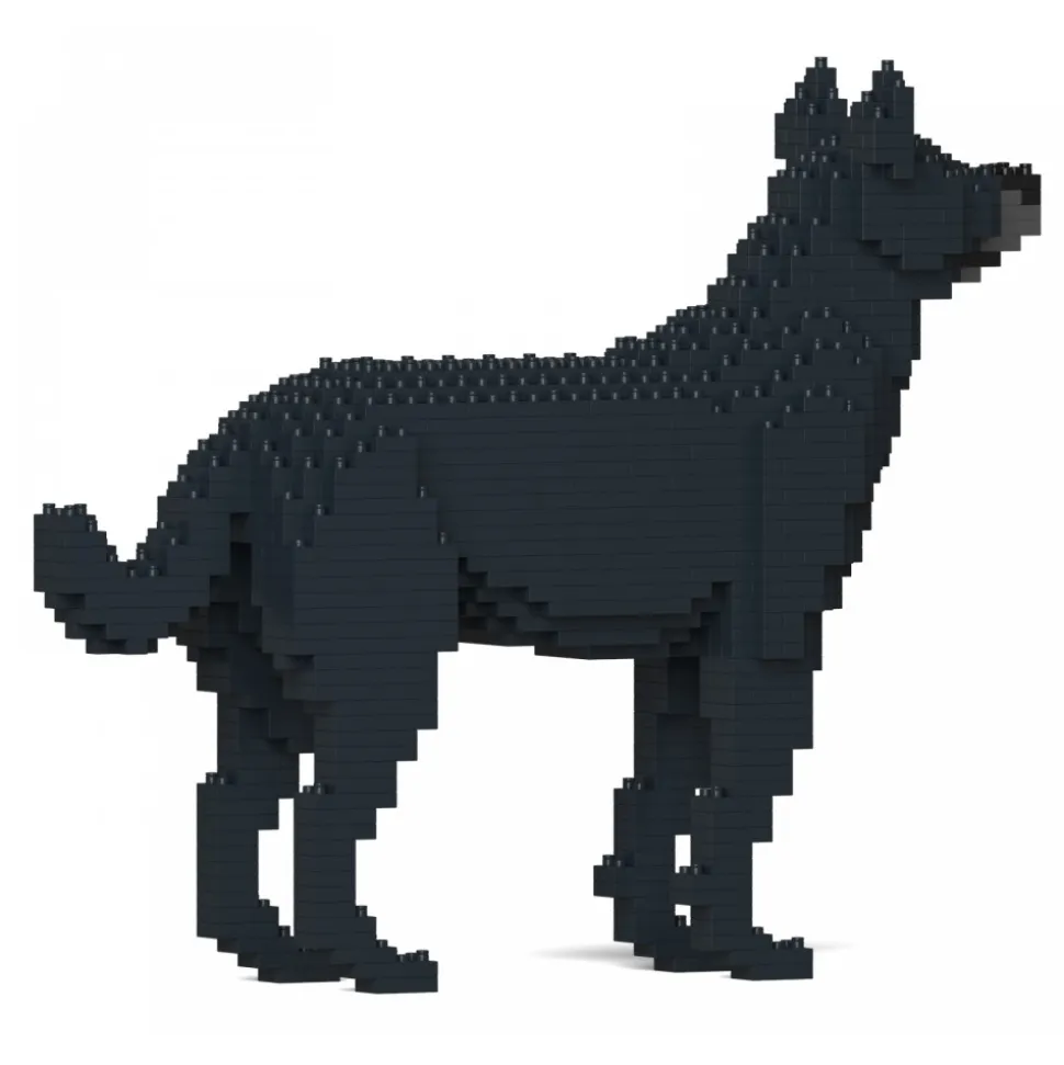 Jekca - Mongrel 01S-M02 - Lego - Sculpture - Construction - 4D - Brick Animals - Toys - Avvenice