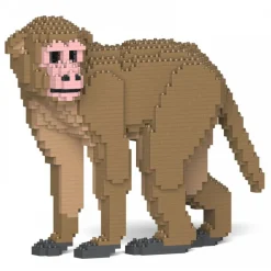 Jekca - Monkey 01 - Big - Lego - Sculpture - Construction - 4D - Brick Animals - Toys - Avvenice
