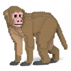 Jekca - Monkey 01S - Lego - Sculpture - Construction - 4D - Brick Animals - Toys - Avvenice