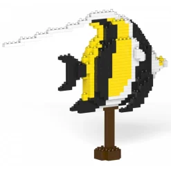 Jekca - Moorish Idol 01 - Big - Lego - Sculpture - Construction - 4D - Brick Animals - Toys - Avvenice