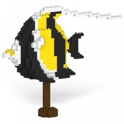 Jekca - Moorish Idol 01S - Lego - Sculpture - Construction - 4D - Brick Animals - Toys - Avvenice