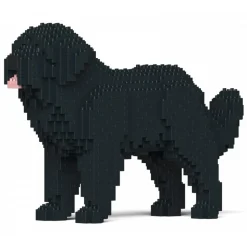 Jekca - Newfoundland Dog 01-M02 - Big - Lego - Sculpture - Construction - 4D - Brick Animals - Toys - Avvenice
