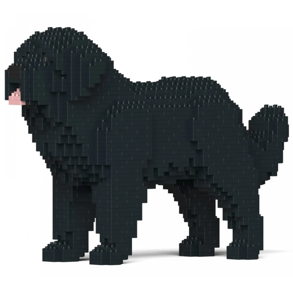 Jekca - Newfoundland Dog 01S-M02 - Lego - Sculpture - Construction - 4D - Brick Animals - Toys - Avvenice