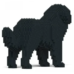Jekca - Newfoundland Dog 01S-M02 - Lego - Sculpture - Construction - 4D - Brick Animals - Toys - Avvenice