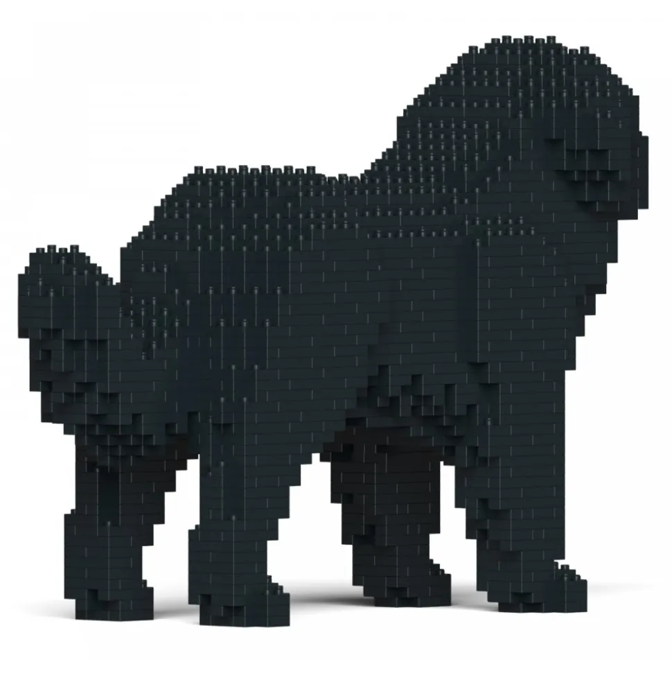 Jekca - Newfoundland Dog 01S-M02 - Lego - Sculpture - Construction - 4D - Brick Animals - Toys - Avvenice