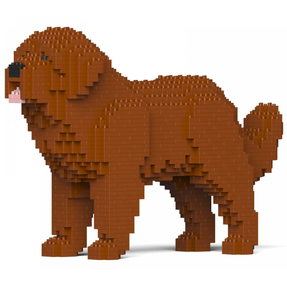 Jekca - Newfoundland Dog 01S-M01 - Lego - Sculpture - Construction - 4D - Brick Animals - Toys - Avvenice