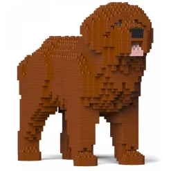 Jekca - Newfoundland Dog 01S-M01 - Lego - Sculpture - Construction - 4D - Brick Animals - Toys - Avvenice