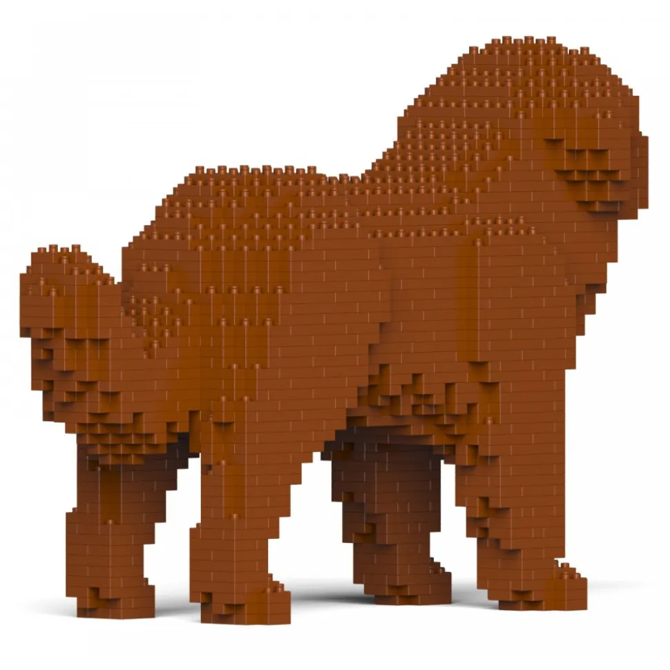 Jekca - Newfoundland Dog 01S-M01 - Lego - Sculpture - Construction - 4D - Brick Animals - Toys - Avvenice