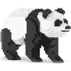 Jekca - Panda 03 - Big - Lego - Sculpture - Construction - 4D - Brick Animals - Toys - Avvenice