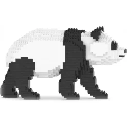 Jekca - Panda 03 - Big - Lego - Sculpture - Construction - 4D - Brick Animals - Toys - Avvenice