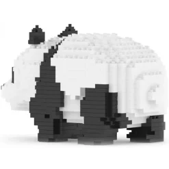 Jekca - Panda 02 - Big - Lego - Sculpture - Construction - 4D - Brick Animals - Toys - Avvenice