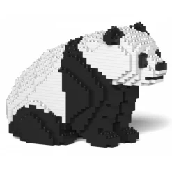 Jekca - Panda 04 - Big - Lego - Sculpture - Construction - 4D - Brick Animals - Toys - Avvenice
