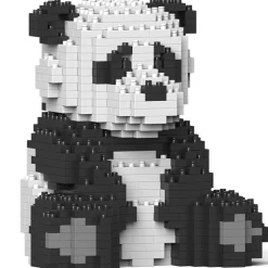 Jekca - Panda - Mammal - 01S - Lego - Sculpture - Construction - 4D - Brick Animals - Toys - Avvenice