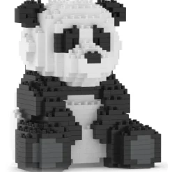 Jekca - Panda 01B (version 2024) - Lego - Sculpture - Construction - 4D - Brick Animals - Toys - Avvenice