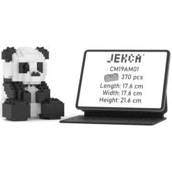 Jekca - Panda Mini 01 - Big - Lego - Sculpture - Construction - 4D - Brick Animals - Toys - Avvenice
