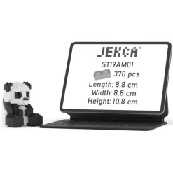 Jekca - Panda Mini 01 - Lego - Sculpture - Construction - 4D - Brick Animals - Toys - Avvenice