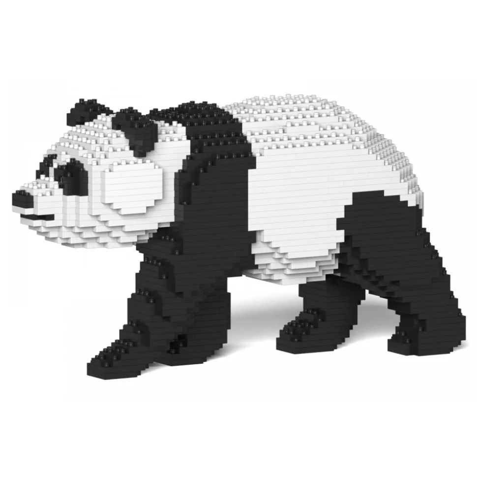 Jekca - Panda 03S - Lego - Sculpture - Construction - 4D - Brick Animals - Toys - Avvenice