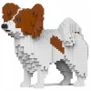 Jekca - Papillon Dog 01-M02 - Big - Lego - Sculpture - Construction - 4D - Brick Animals - Toys - Avvenice