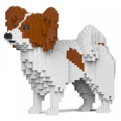 Jekca - Papillon Dog 01S-M02 - Lego - Sculpture - Construction - 4D - Brick Animals - Toys - Avvenice
